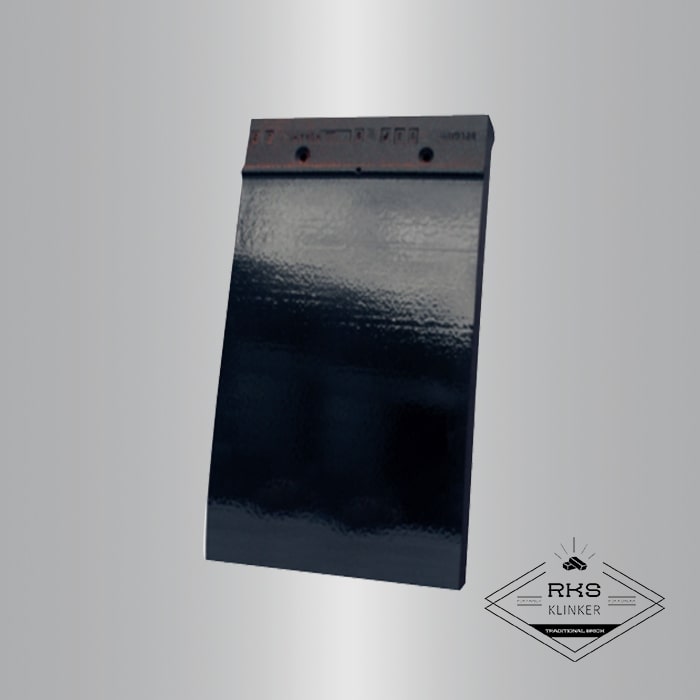 Керамическая черепица Koramic, Plain Tile Smooth, Black Glazed в Саратове